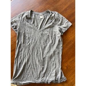 Victorias Secret Pink | Gray V-Neck Size M